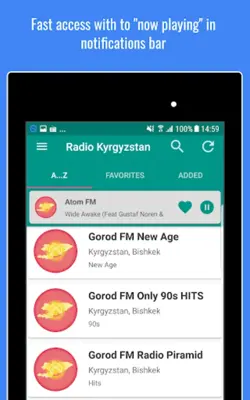 Radio Kyrgyzstan android App screenshot 1