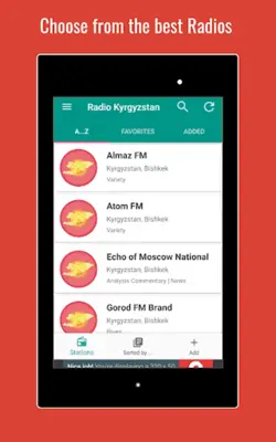 Radio Kyrgyzstan android App screenshot 4