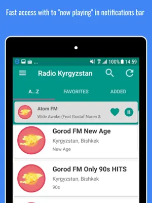 Radio Kyrgyzstan android App screenshot 5